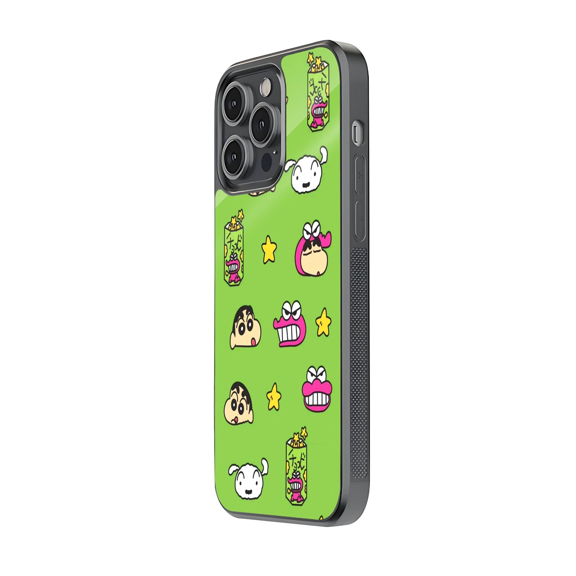 Playful Shin-chan Glass Case Secondary image