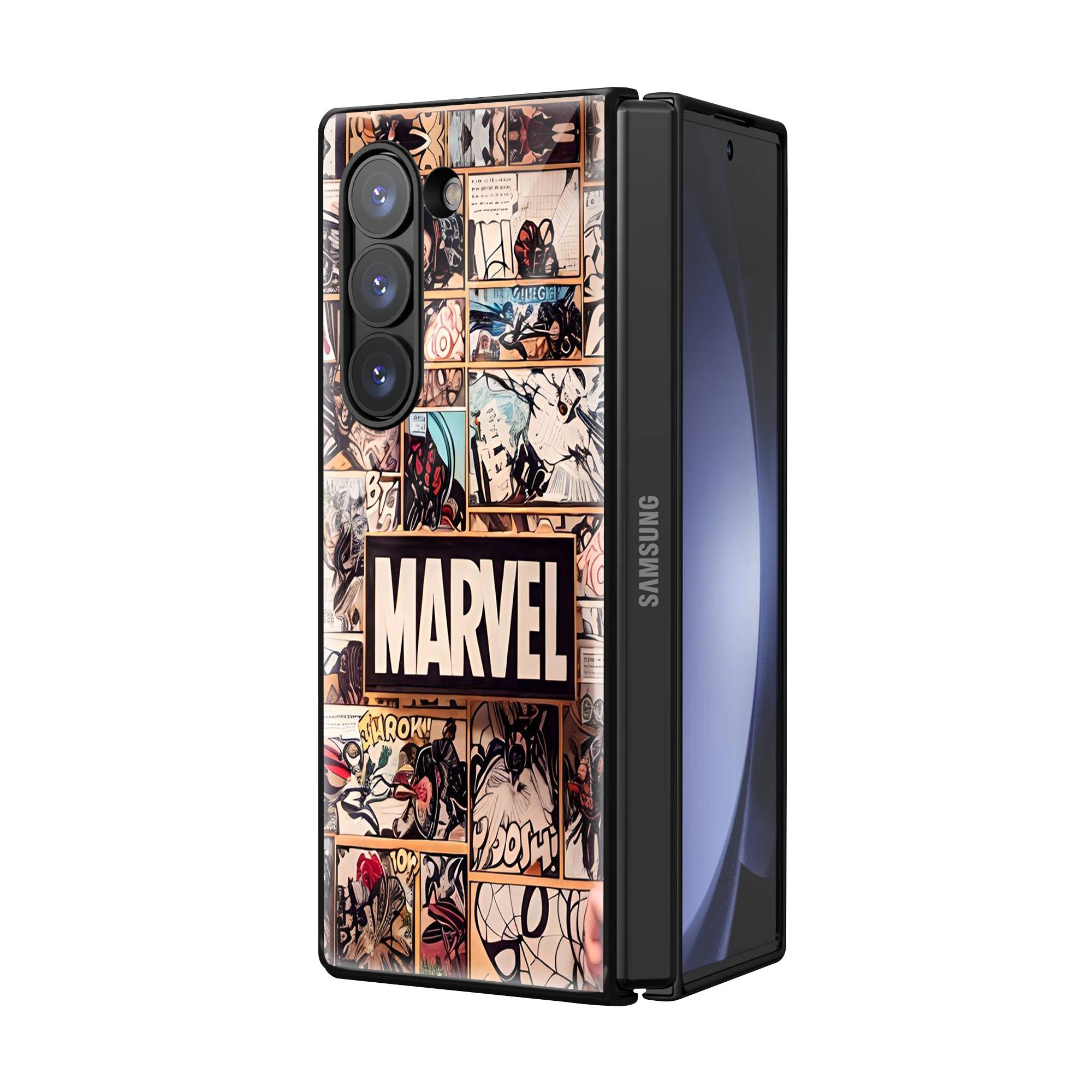 Marvel Edition Samsung Z Fold Glass Case Secondary image