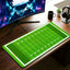 Soccer Pitch Desk Mat - 11 x 23 Inch image