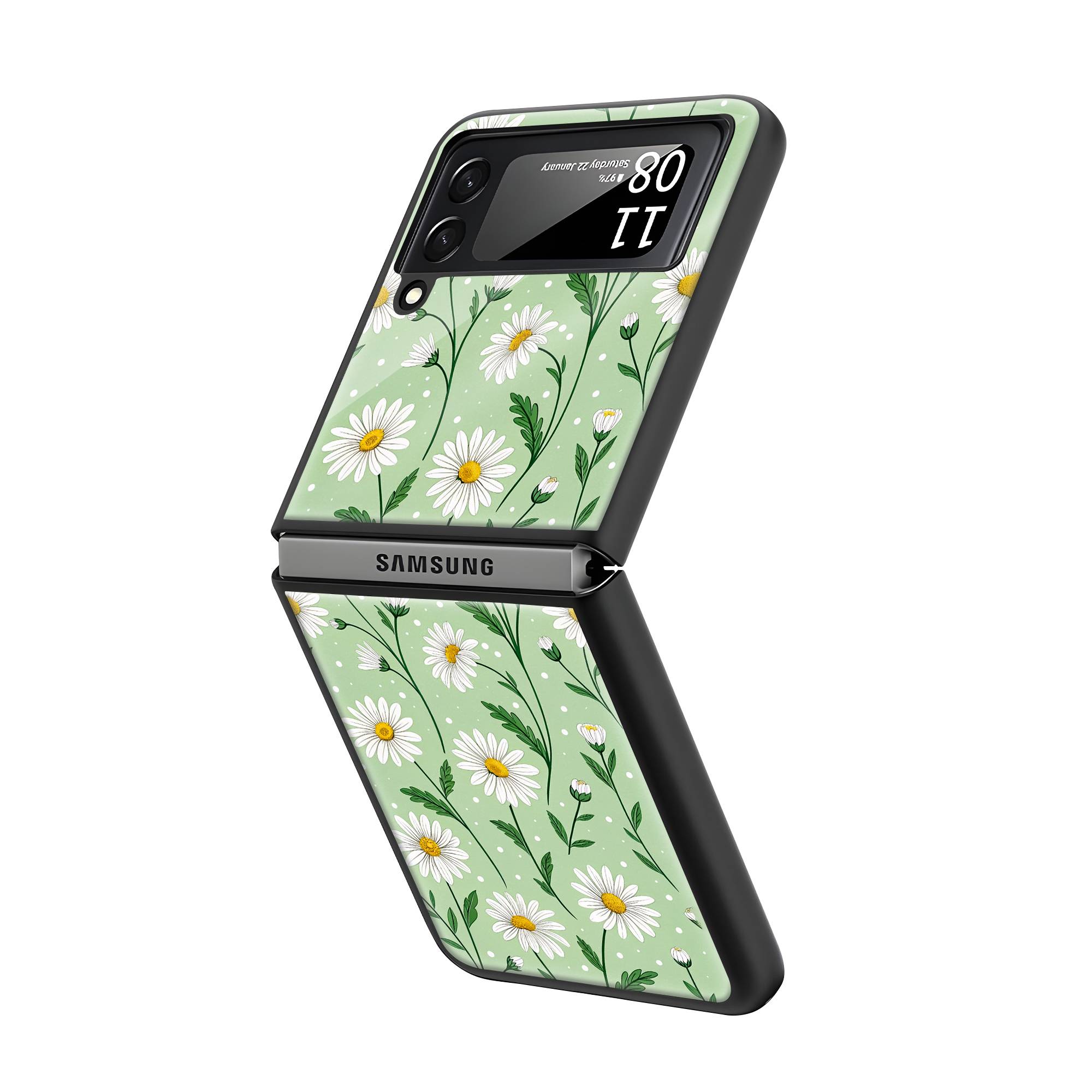 Daisy Field Samsung Z Flip Glass Case Secondary image