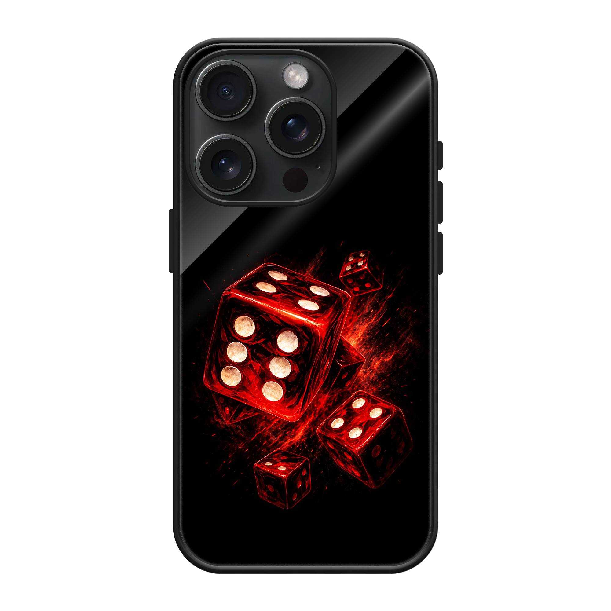 Blazing Dice Glass Case image 0 Main image