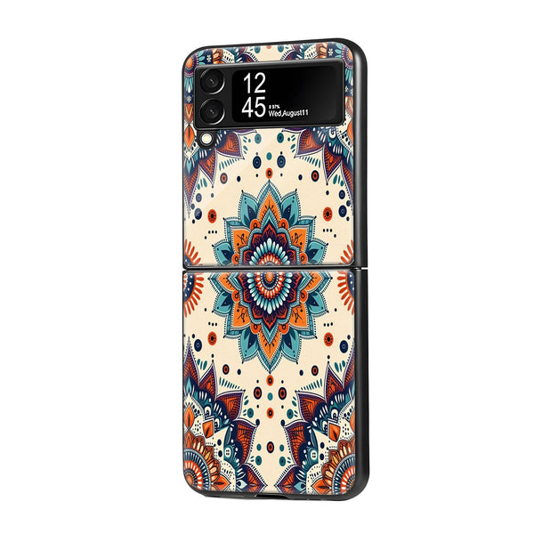 Mandala Harmony Samsung Z Flip Glass Case image 0