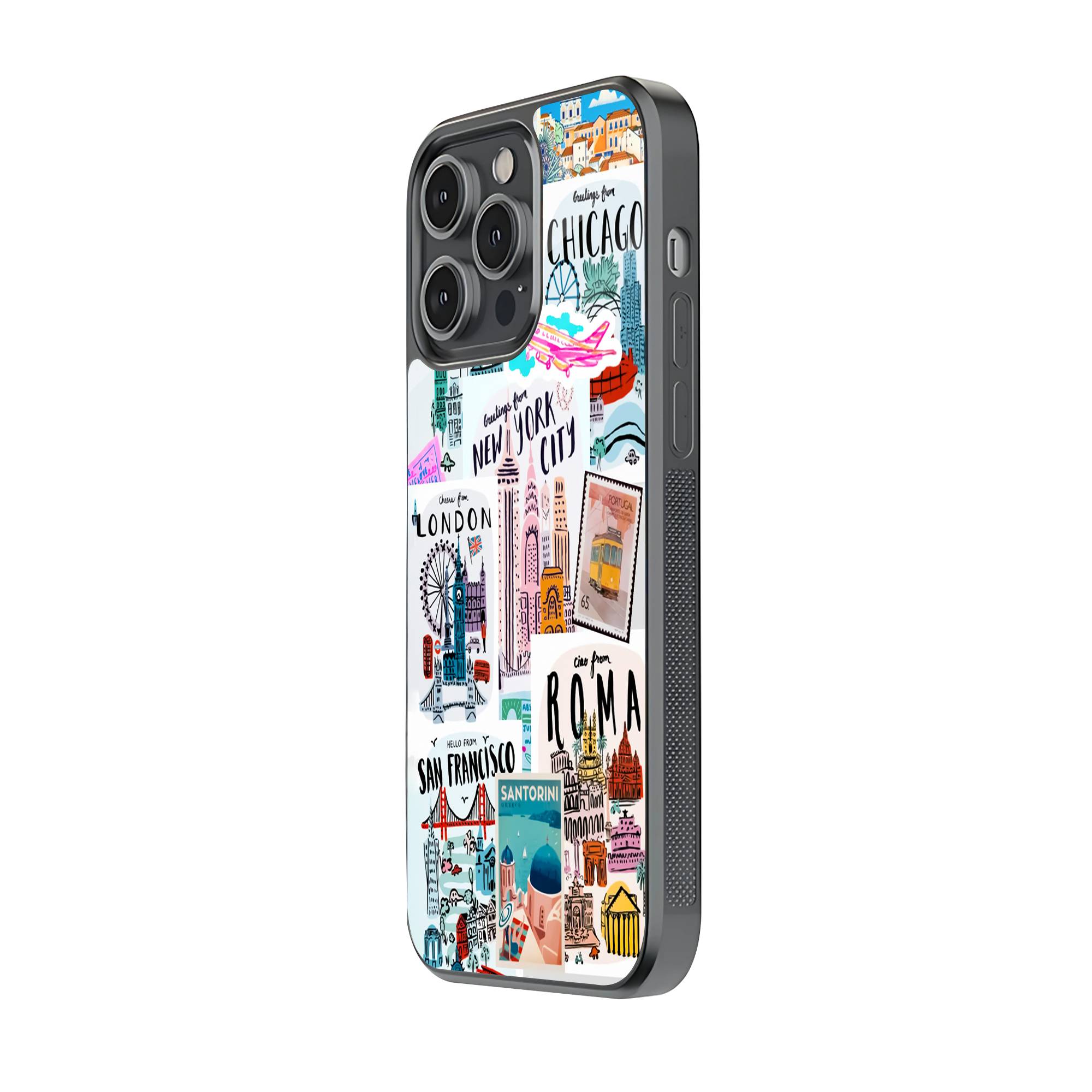 Wanderlust Vibes Glass Case image 1