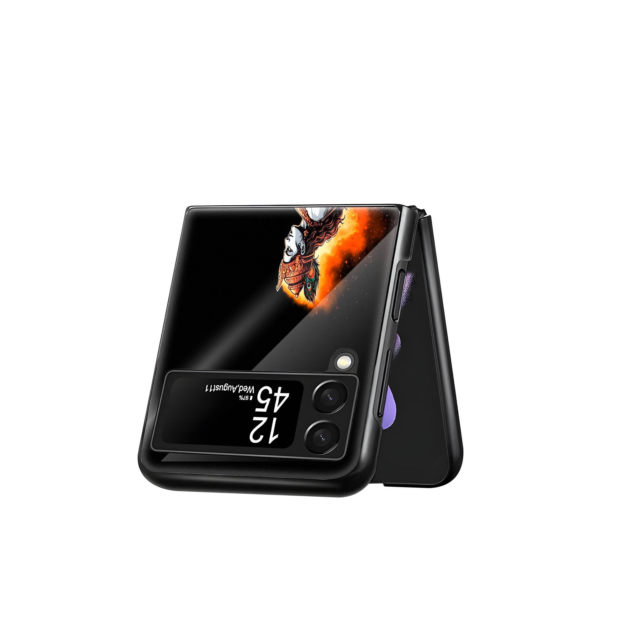 Sarathi Samsung Z Flip Glass Case image 2