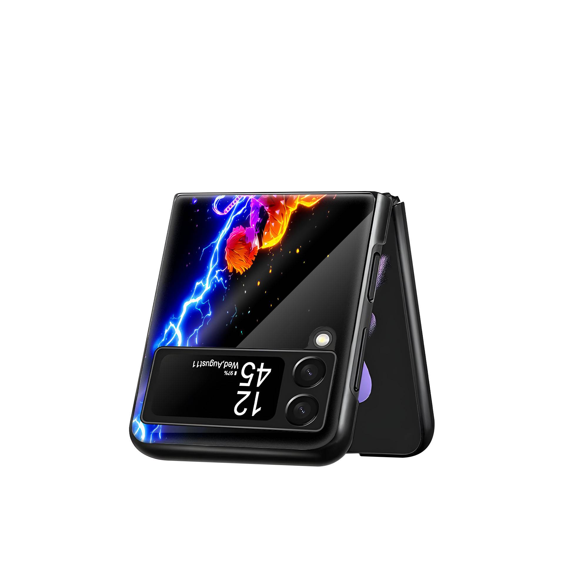 Zenitsu Agatsuma Samsung Z Flip Glass Case image 2