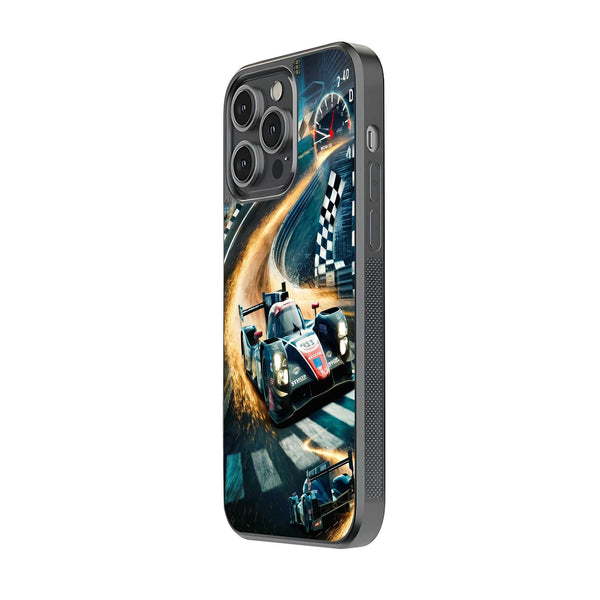 Track Rush Aesthetic Glass Case image 1