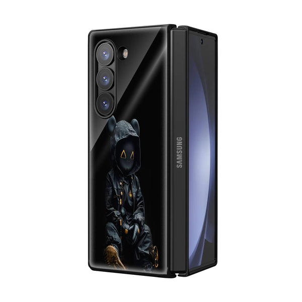 Small Boy Samsung Z Fold Glass Case image 1