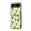 Green Hearts Samsung Z Flip Glass Case image 0