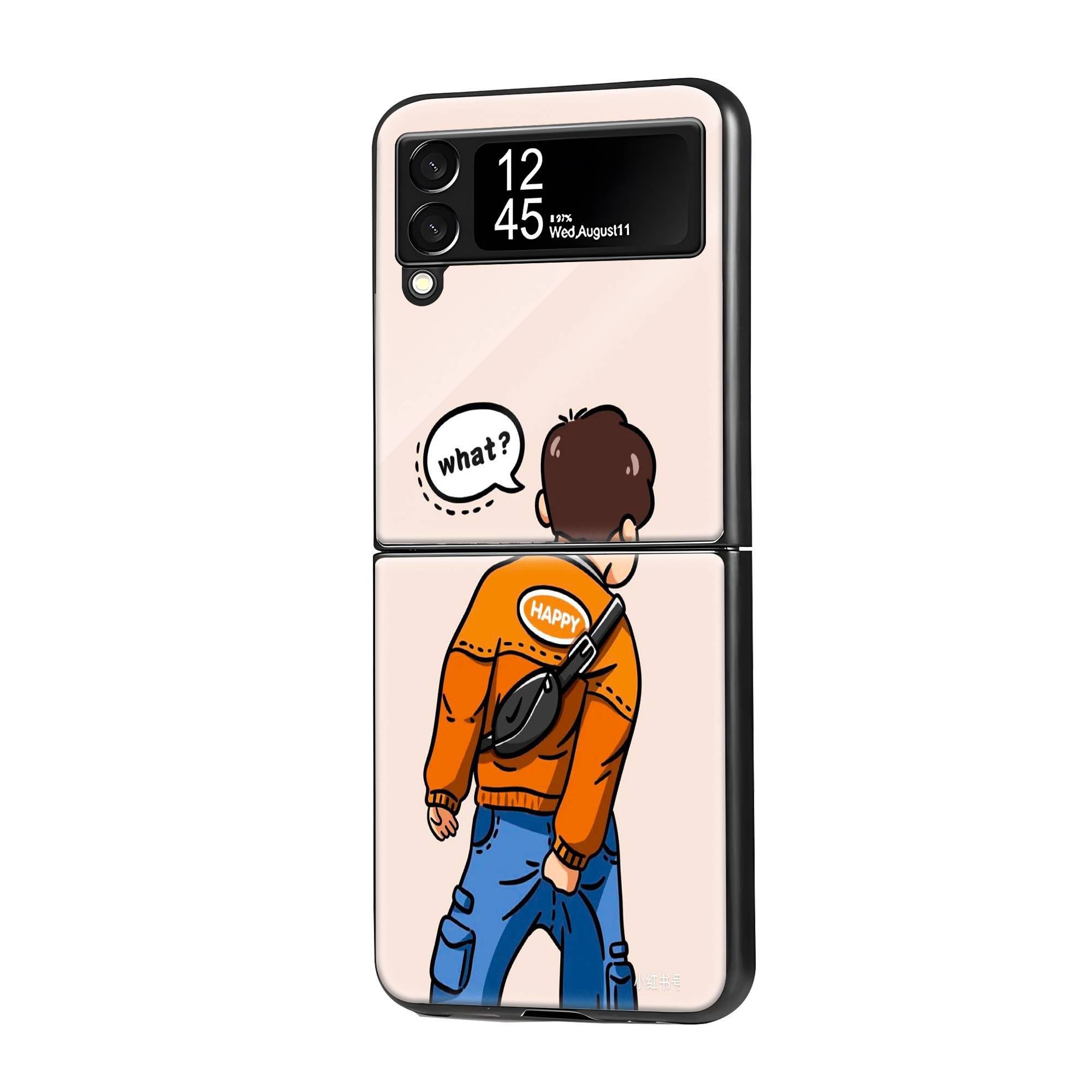 What Goes Samsung Z Flip Glass Case image 0 Main image
