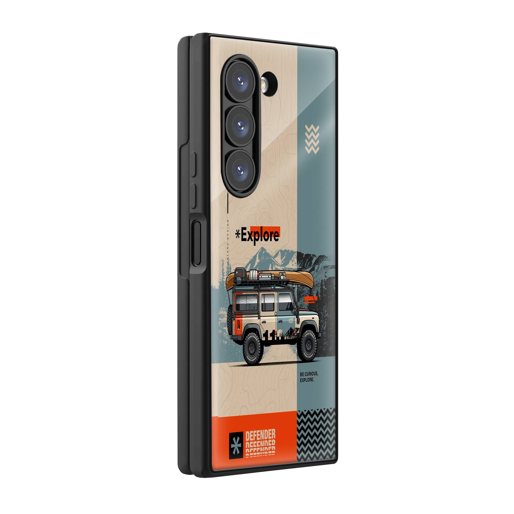 Defender Trails Samsung Z Fold Glass Case image 0 Main image