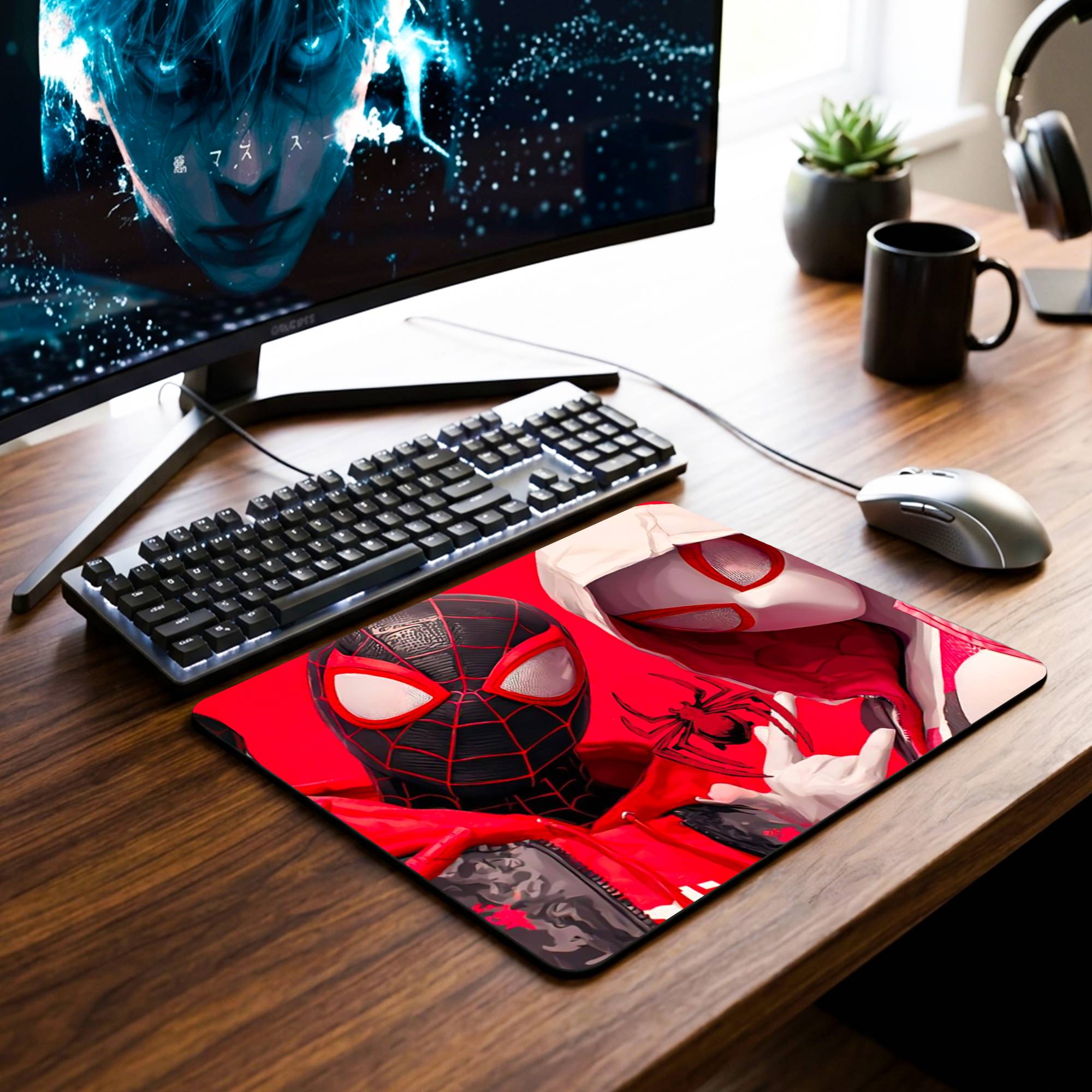 Spider Verse Desk Mat - 7.5 x 9 Inch image