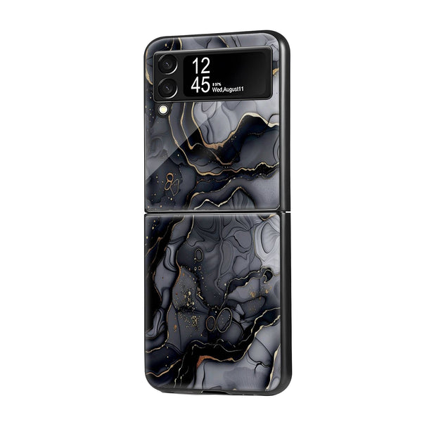 Generated Marble Samsung Z Flip Glass Case image 0