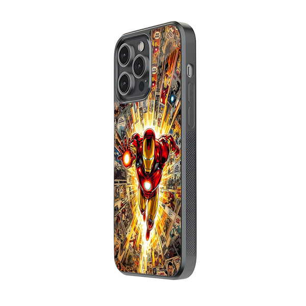 Iron Man Comic Book Glass Case image 1