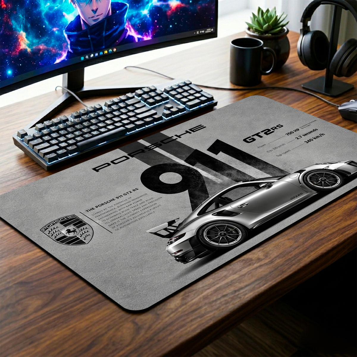 Porsche Legacy Desk Mat