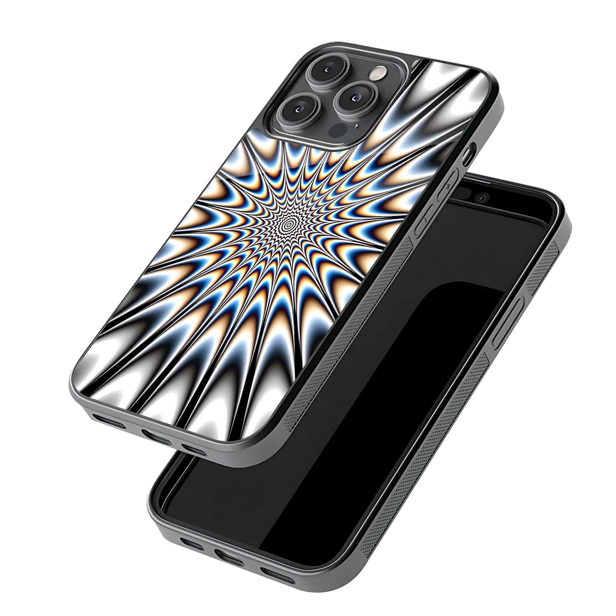 Hypno Wave Glass Case image 2