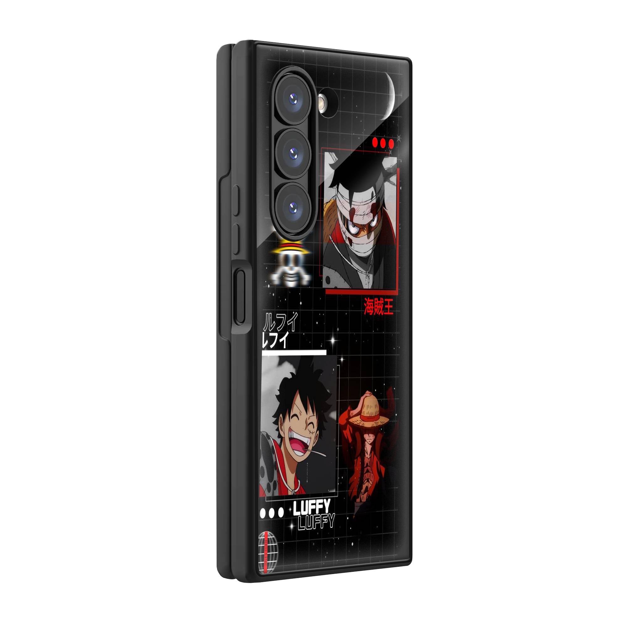 Luffy Samsung Z Fold Glass Case image 0 Main image