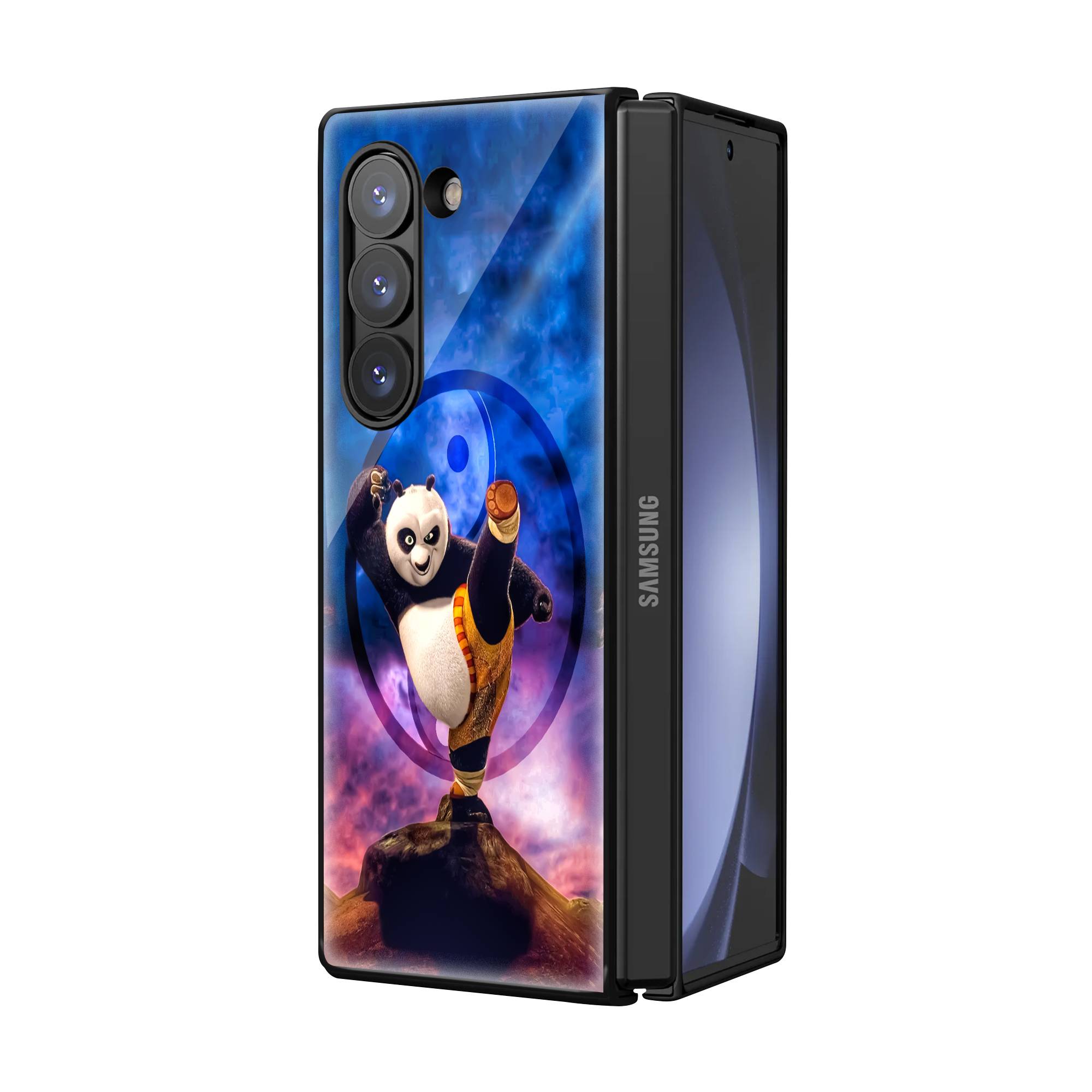 Kung Fu Panda Samsung Z Fold Glass Case image 1