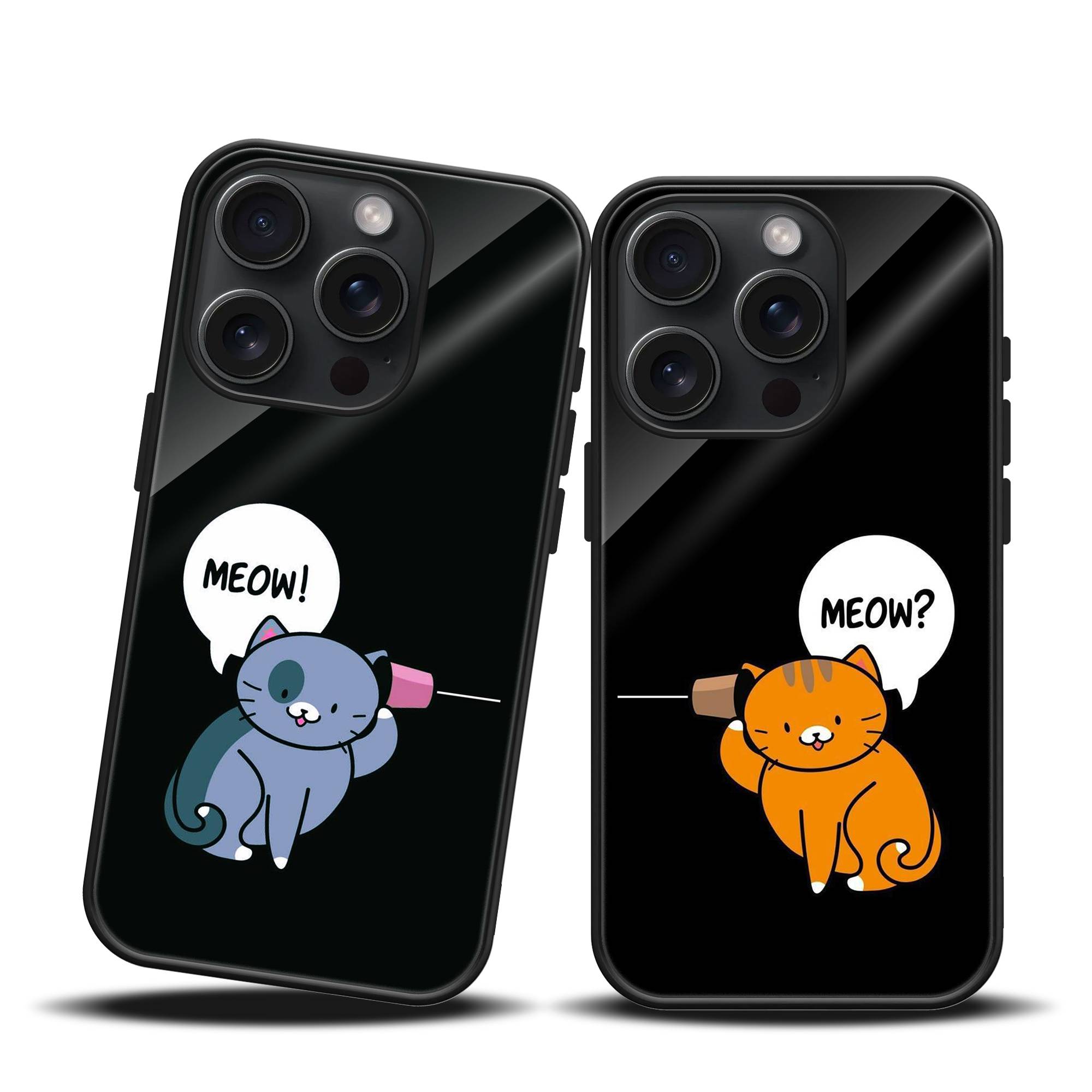 Chatty Cats Couple Mobile Case image 0