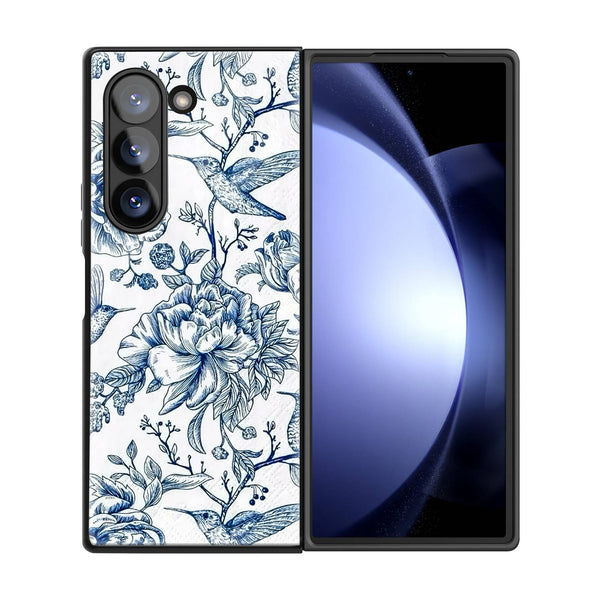 Bluebloom Samsung Z Fold Glass Case image 2