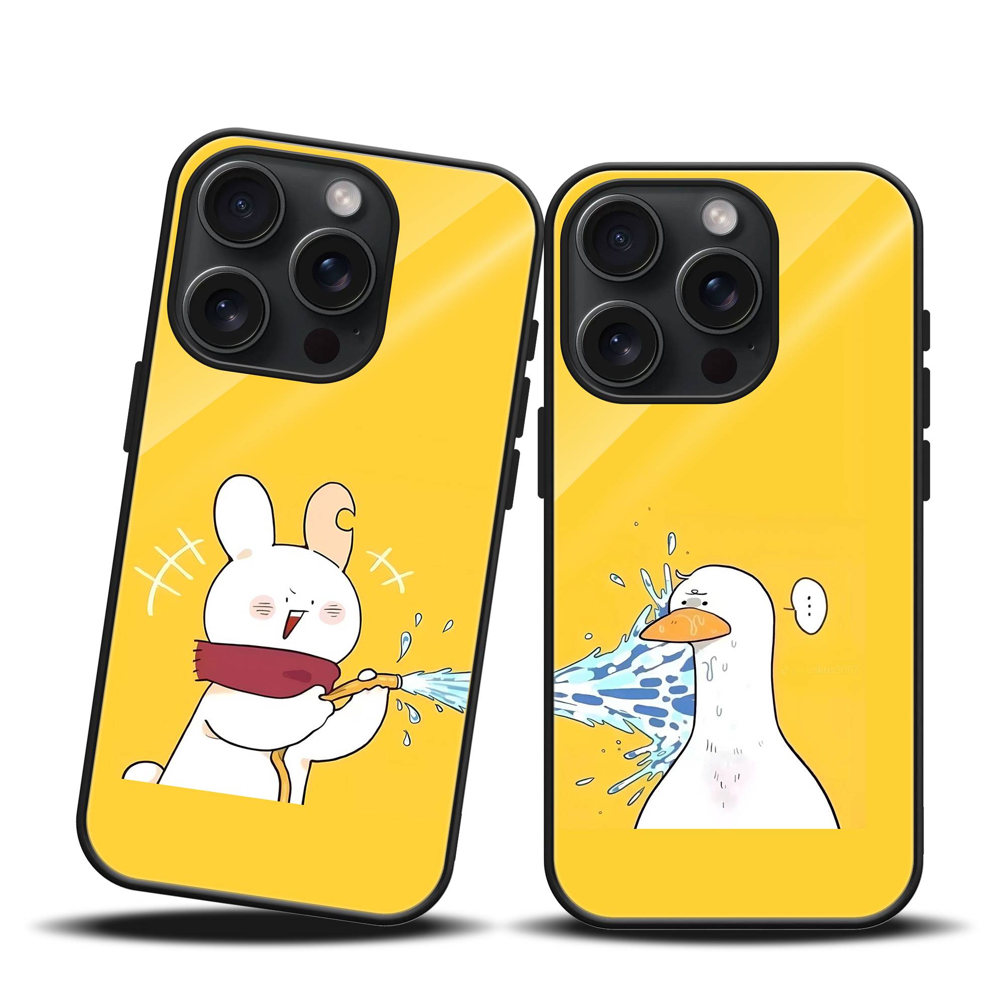 Duck and Rabbit Couple Mobile Case image 0 Main image