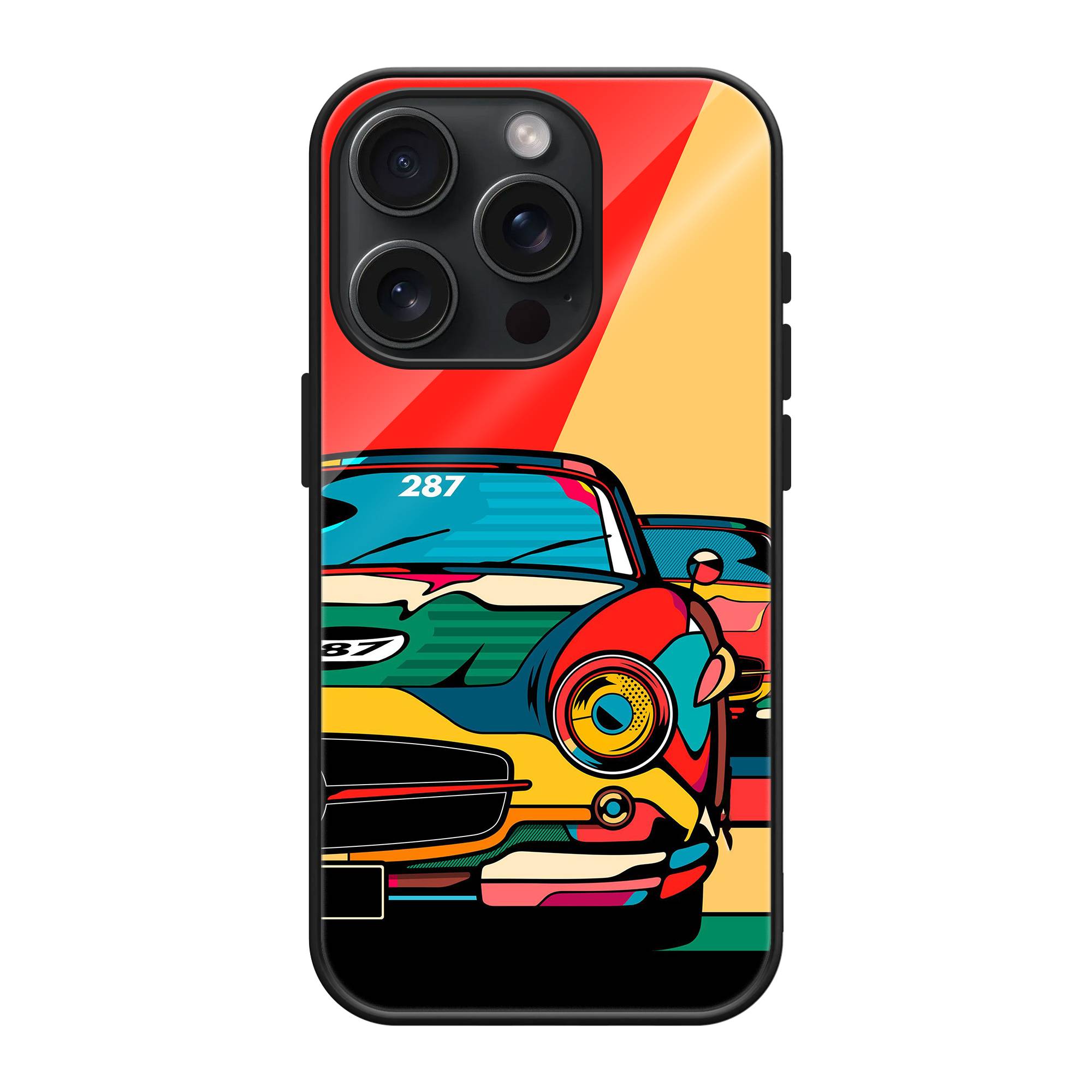 Multicolor Car Glass Case image 0 Main image