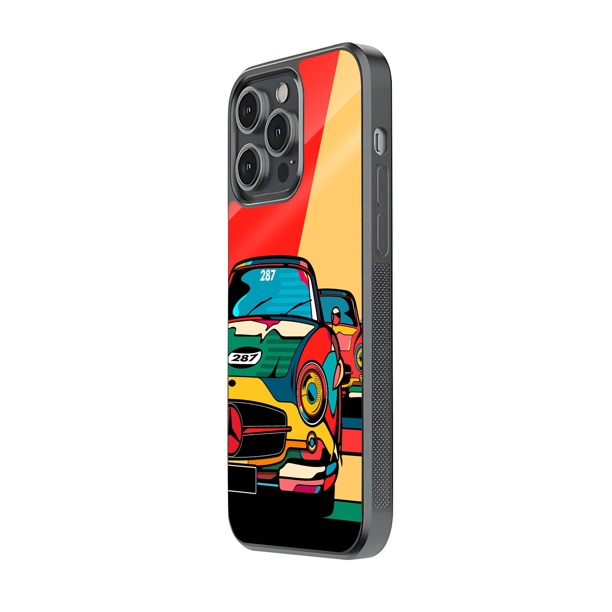 Multicolor Car Glass Case Secondary image