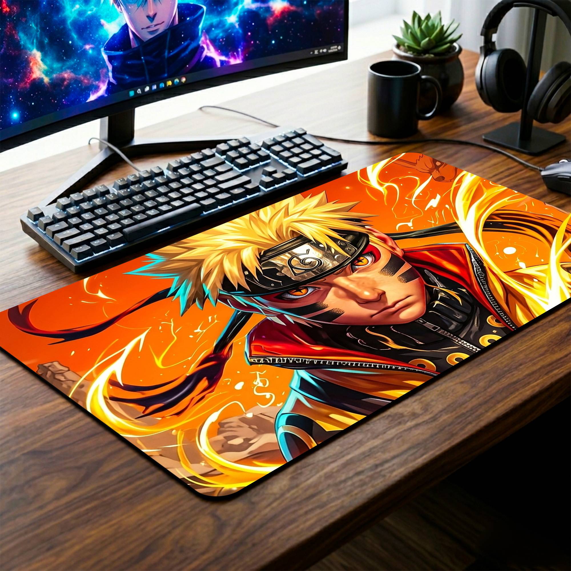 Naruto Desk Mat - 14 x 23 Inch image