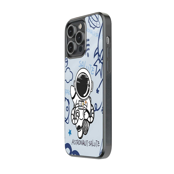 Galaxy Wave Glass Case image 1