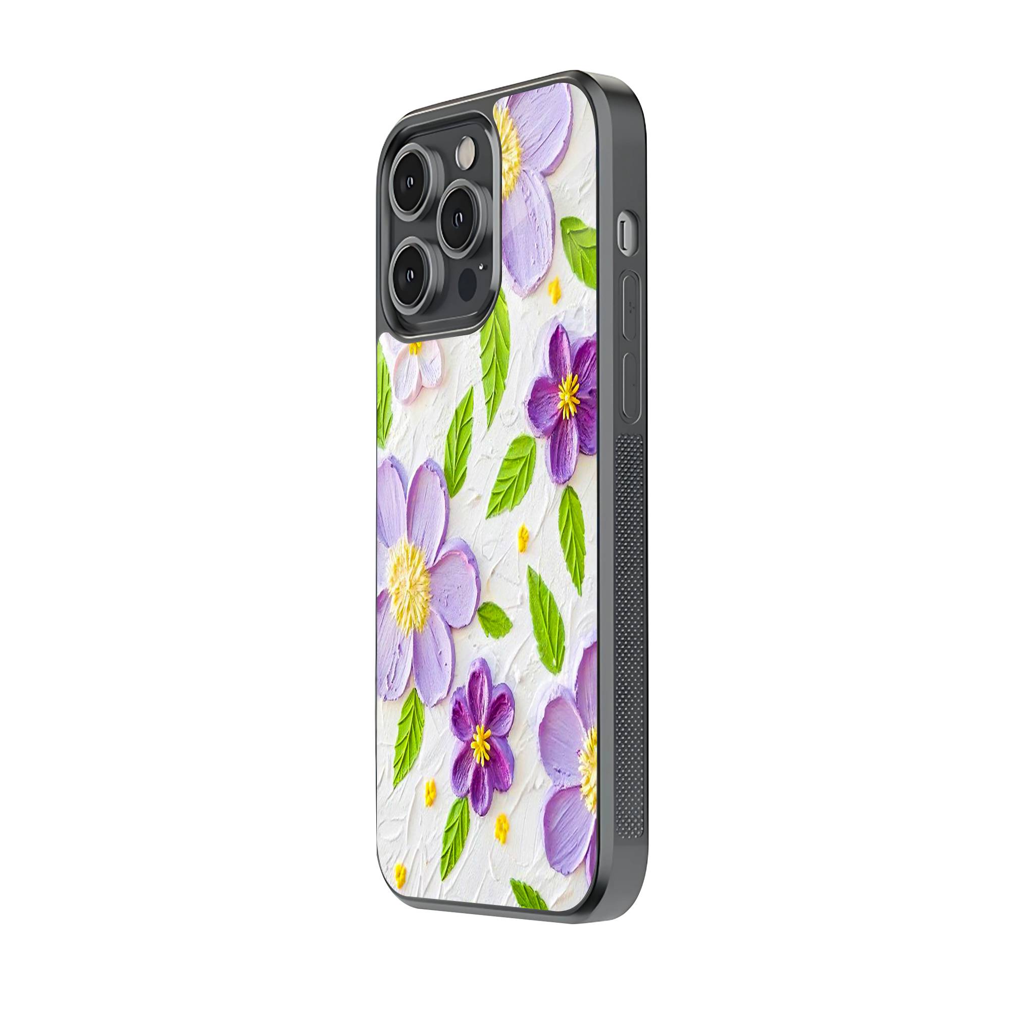 Sculpted Petals Glass Case image 1