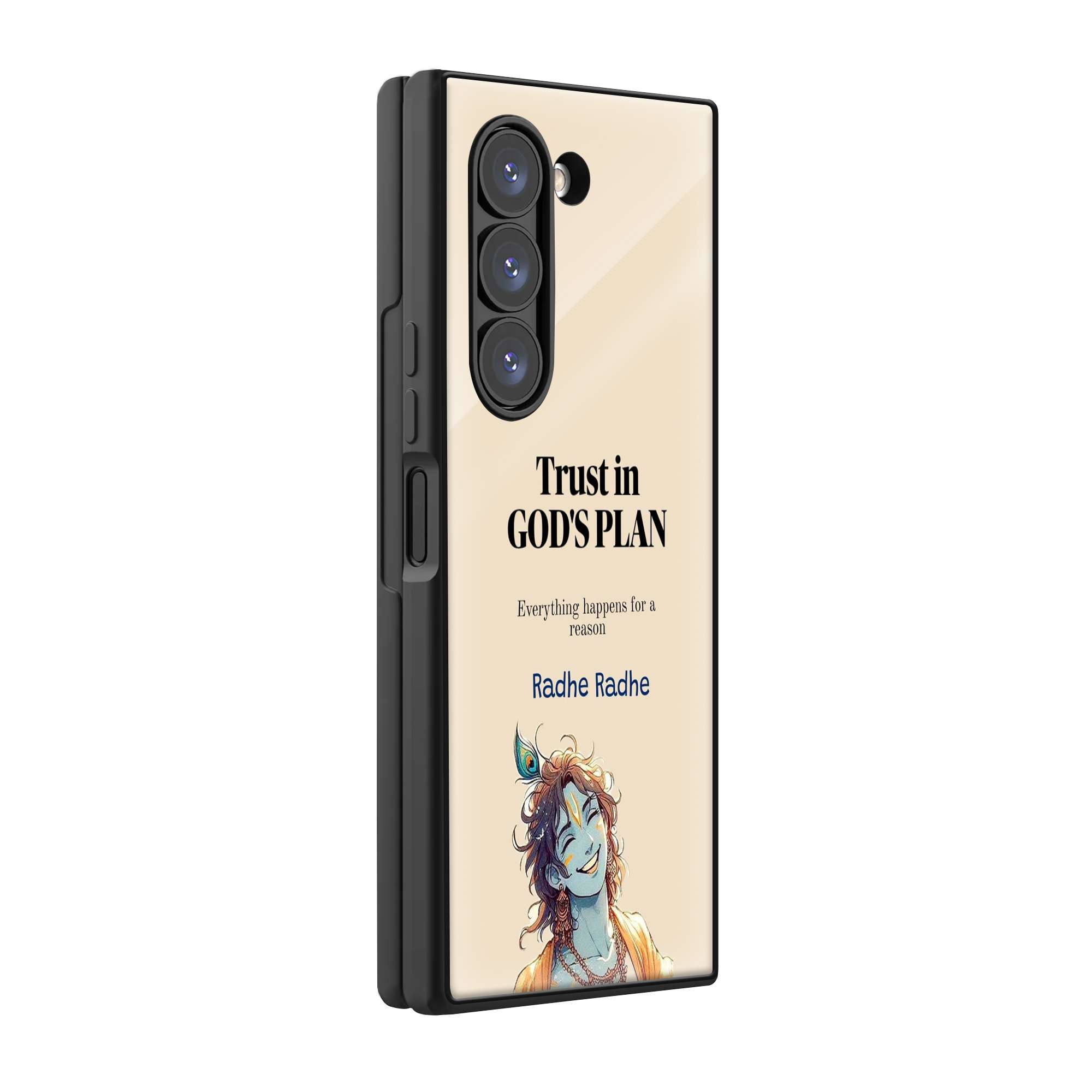 Joyful Trust Samsung Z Fold Glass Case image 0 Main image