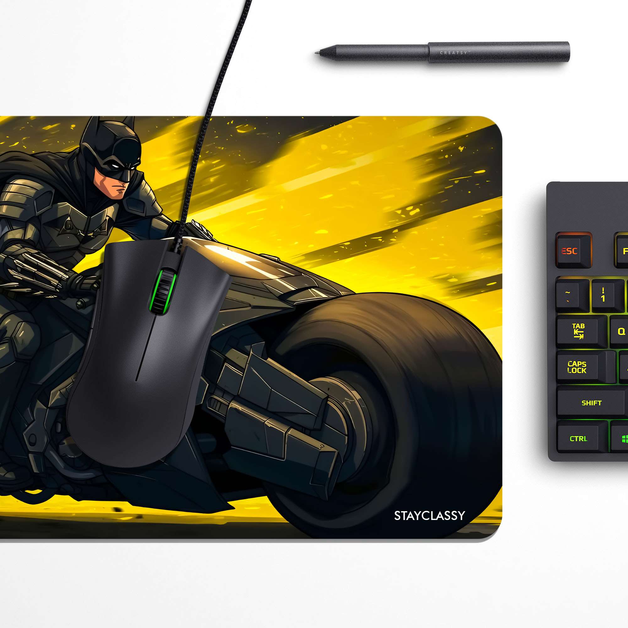 Batman Riding Desk Mat image 2