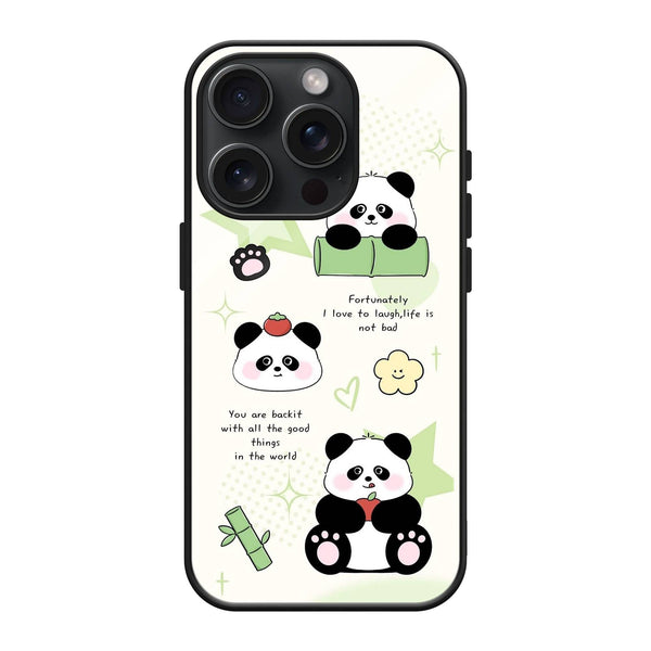 Panda Love Glass Case image 0