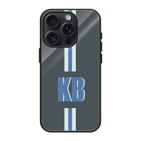 Linear Pattern Glass Name Case image 0