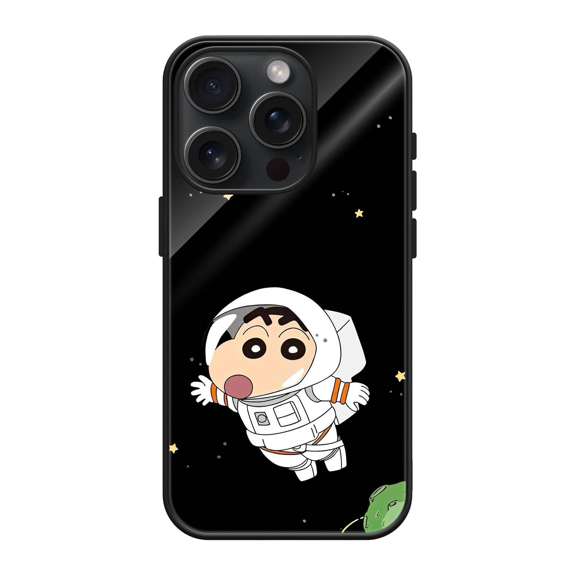 Cute Space Boy Glass Case image 0 Main image