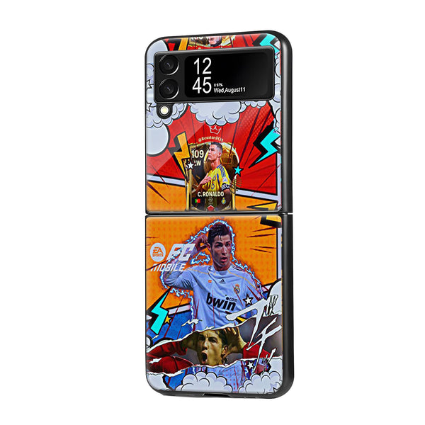 Ronaldo Samsung Z Flip Glass Case image 0
