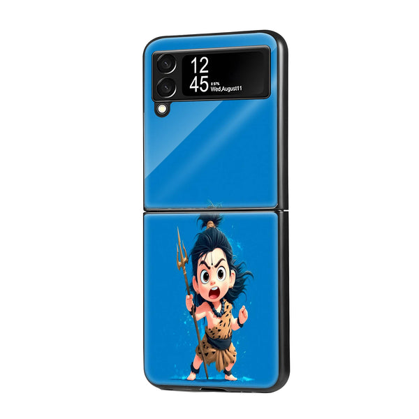 Little Rudra Samsung Z Flip Glass Case image 0