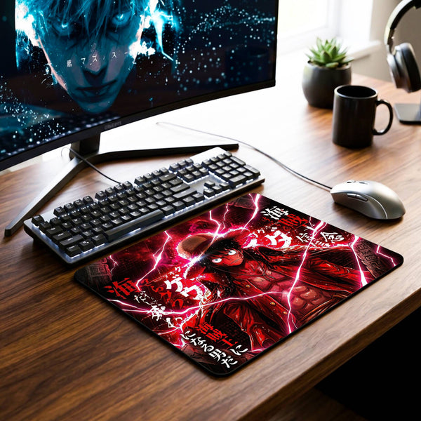 Manga Luffy Desk Mat - 7.5 x 9 Inch image