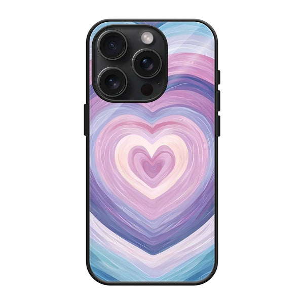 Pastel Heart Glass Case image 0