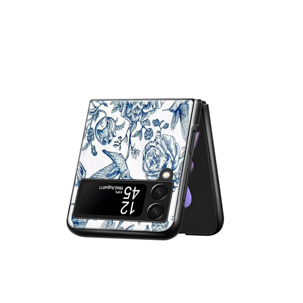 Bluebloom Samsung Z Flip Glass Case image 2