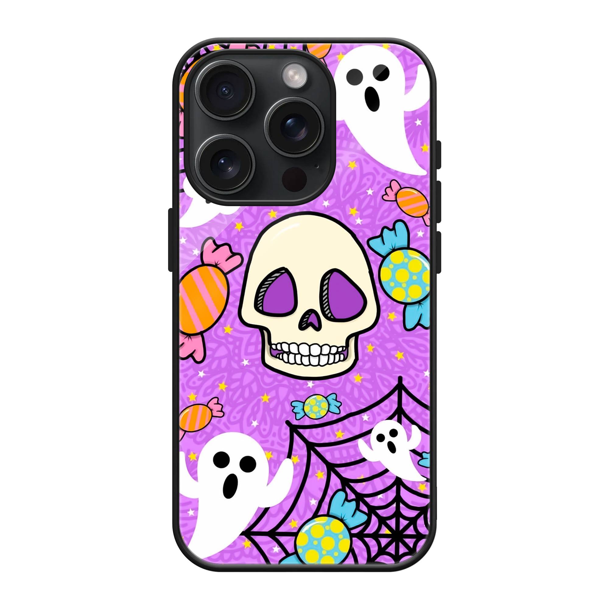 Cute Ghost Glass Case image 0 Main image
