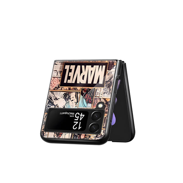 Marvel Edition Samsung Z Flip Glass Case image 2
