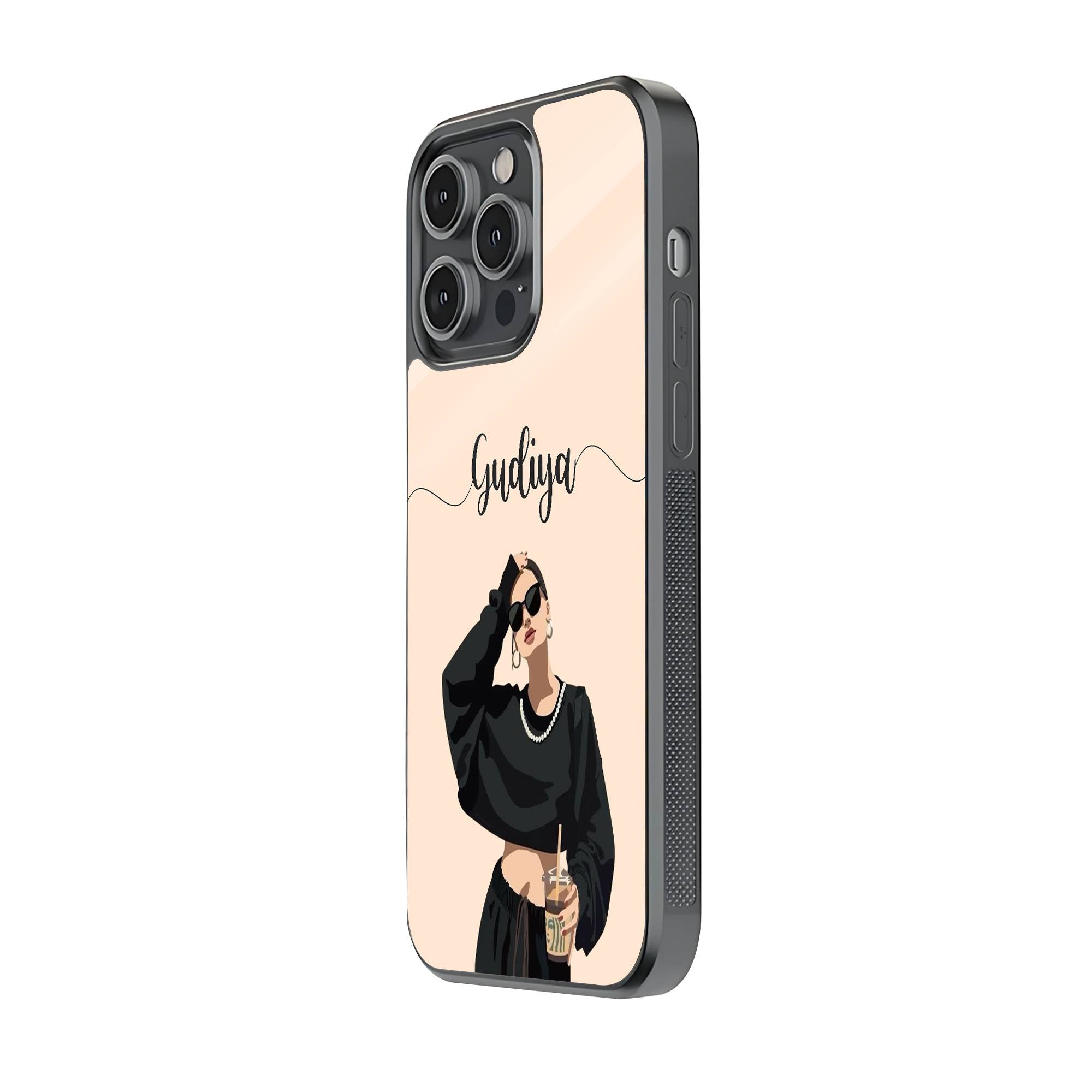 Street Glam Glass Name Case Secondary image