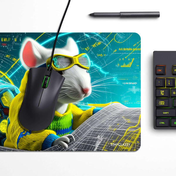Futuristic Aircraft Desk Mat image 2