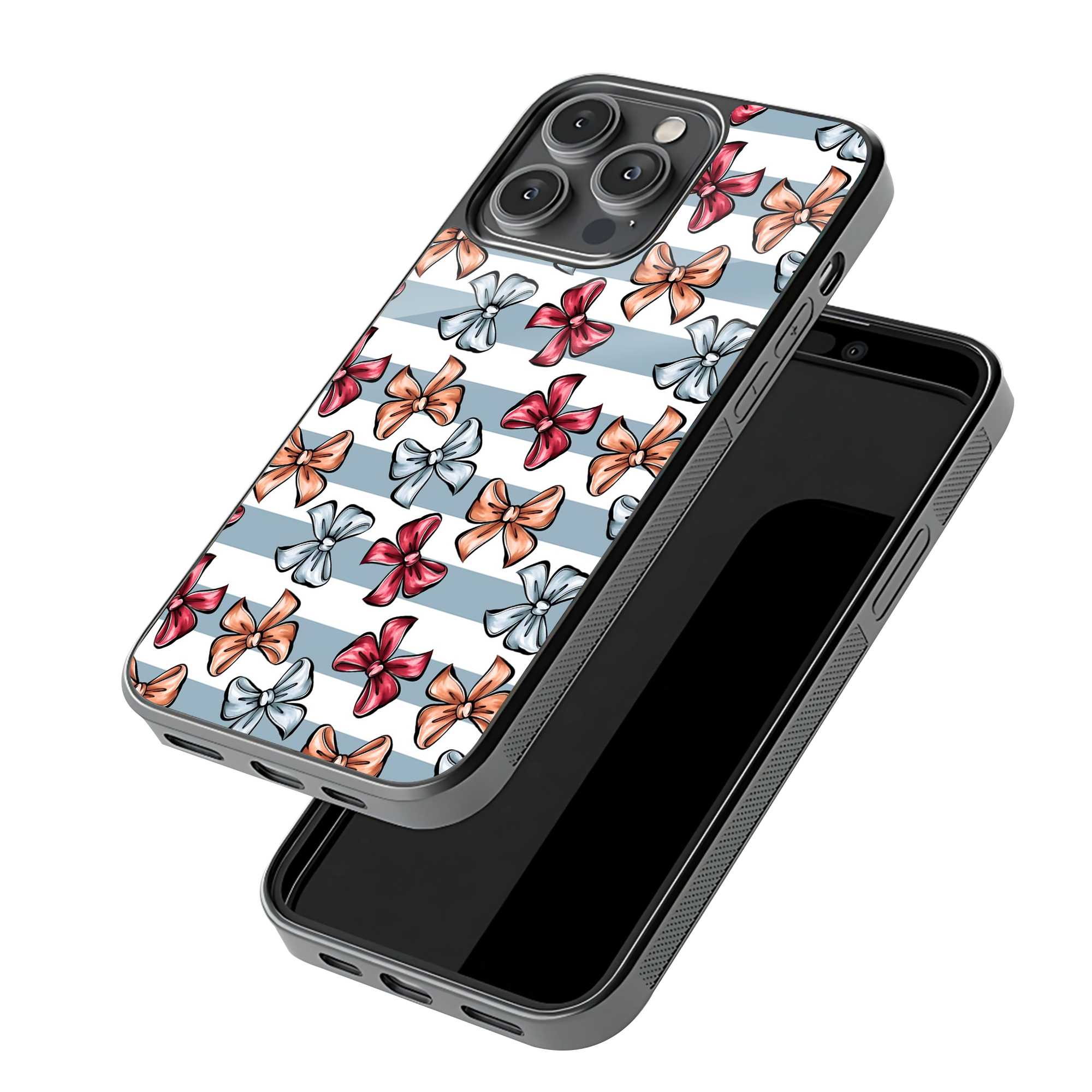 Pastel Bow Glass Case image 2