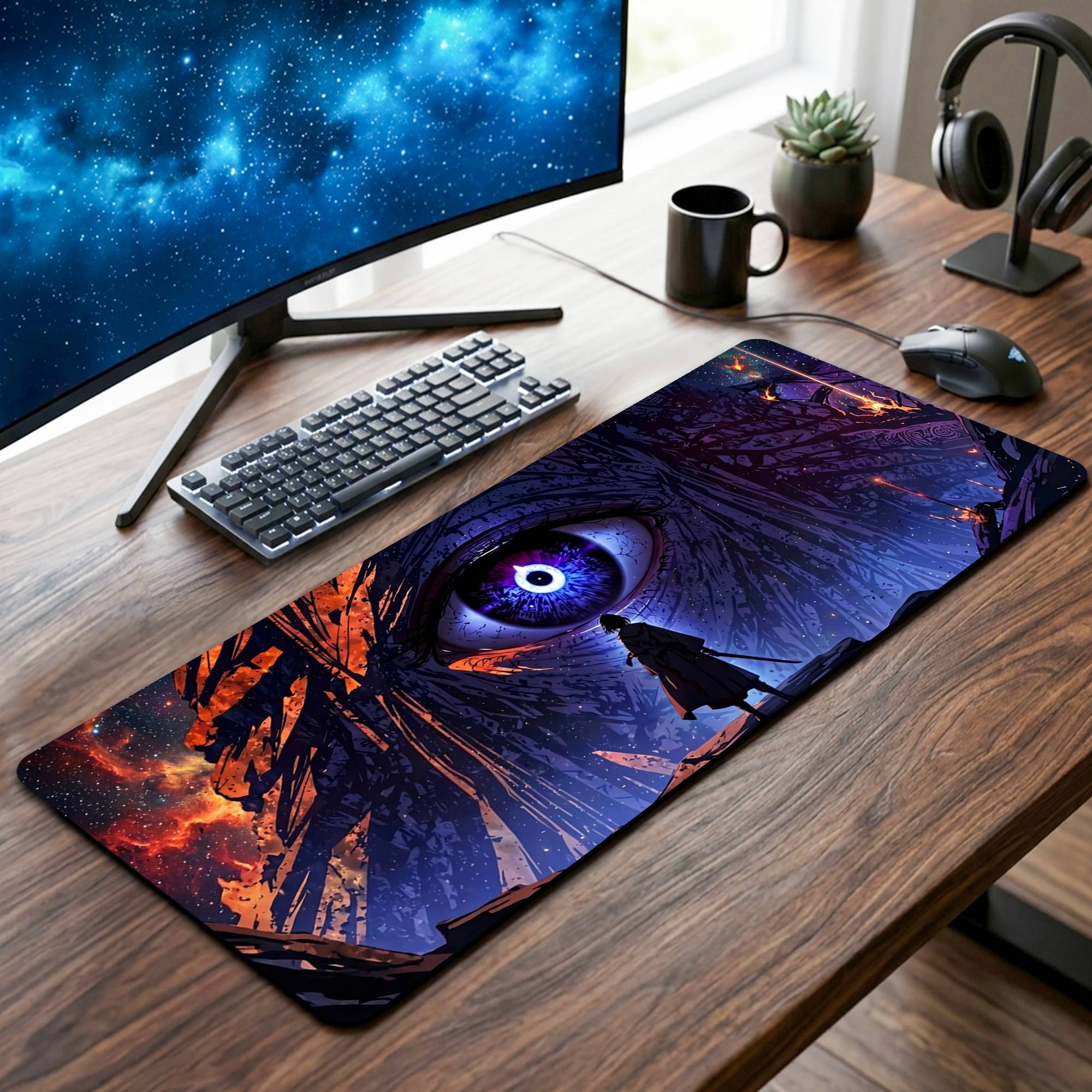 Stakes Fantasy Desk Mat - 12 x 32 Inch image