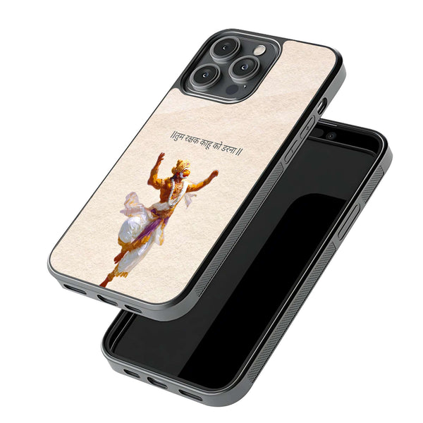 Lord Hanuman Glass Case image 2