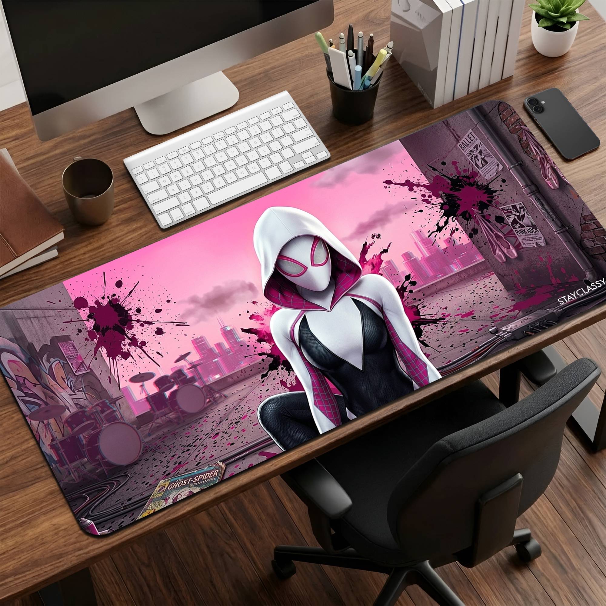 Ghost-Spider Desk Mat image 0 Main image