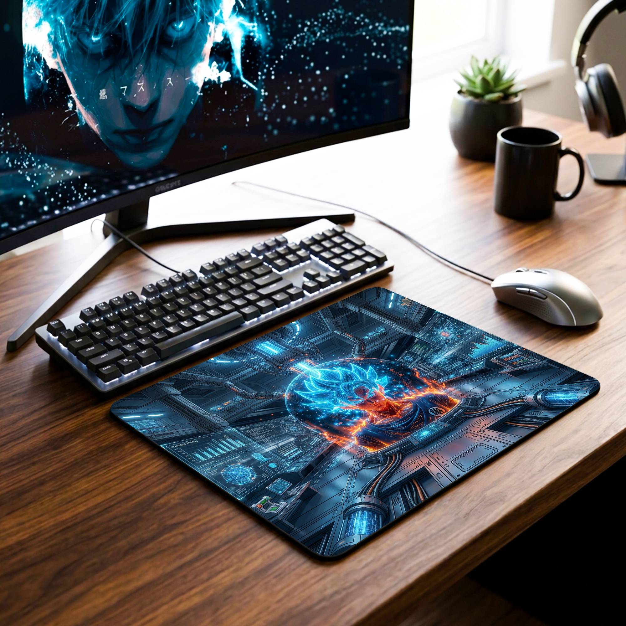 Goku Dragon Ball Desk Mat - 7.5 x 9 Inch image