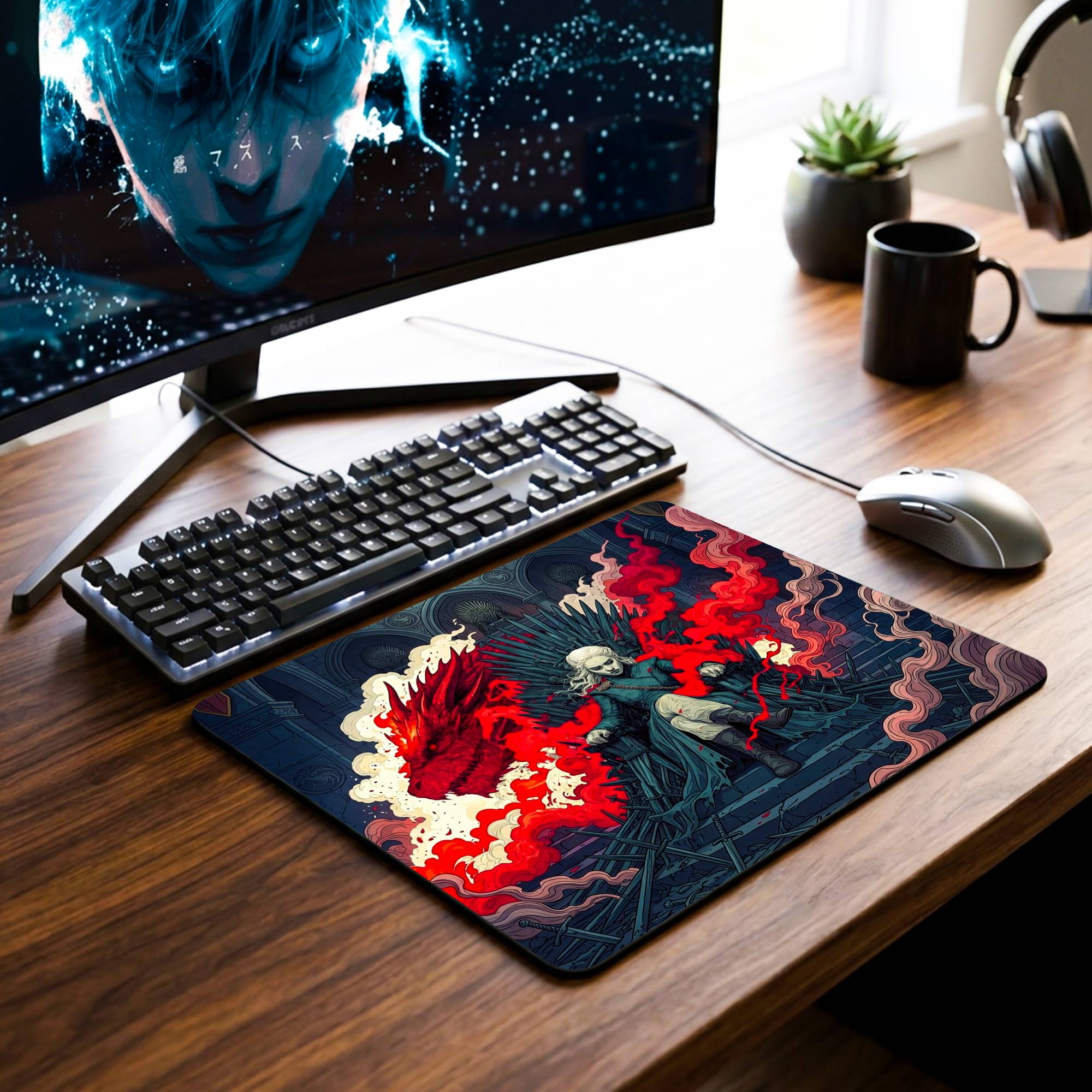 Daenerys Targaryen Desk Mat - 7.5 x 9 Inch image