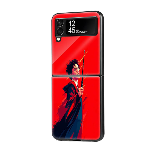 Dynamic Harry Potter Samsung Z Flip Glass Case image 0